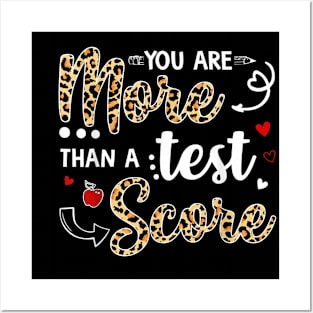 You Are More Than A Test Score Test Day Teacher Posters and Art